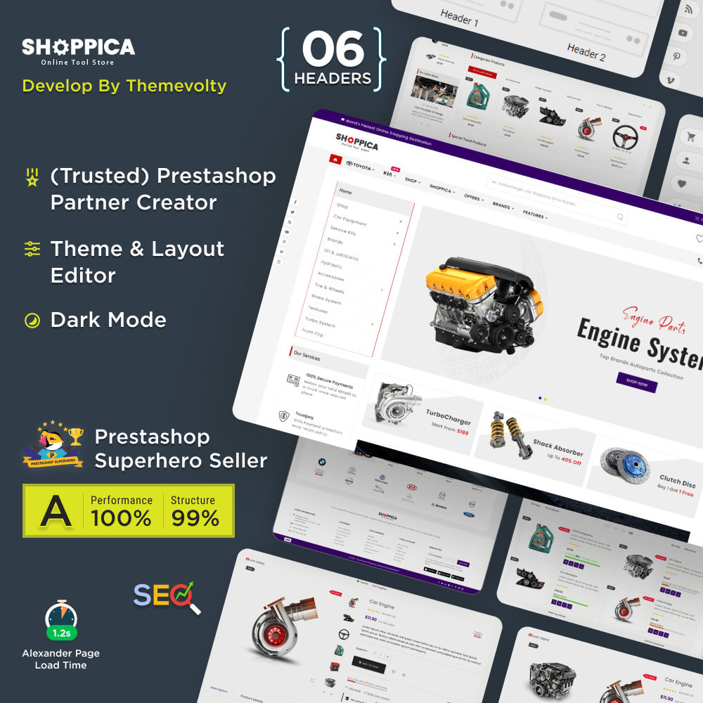 Shoppica Mega Spare–Parts & Cars