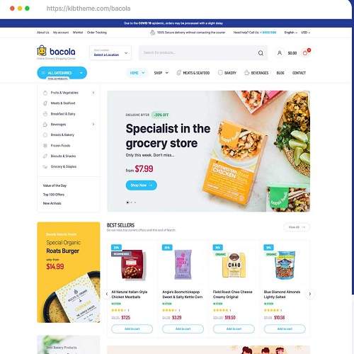 Bacola - Grocery Store and Food eCommerce