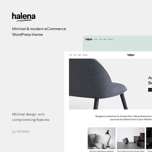 Halena | Minimal & Modern eCommerce WordPress