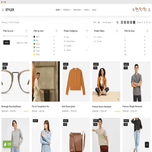 Styler - Elementor Fashion Store eCommerce